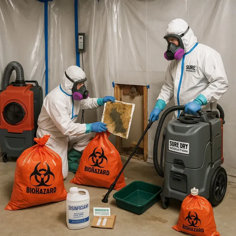 Contaminated Water Handling Protocols process in Armour, SD